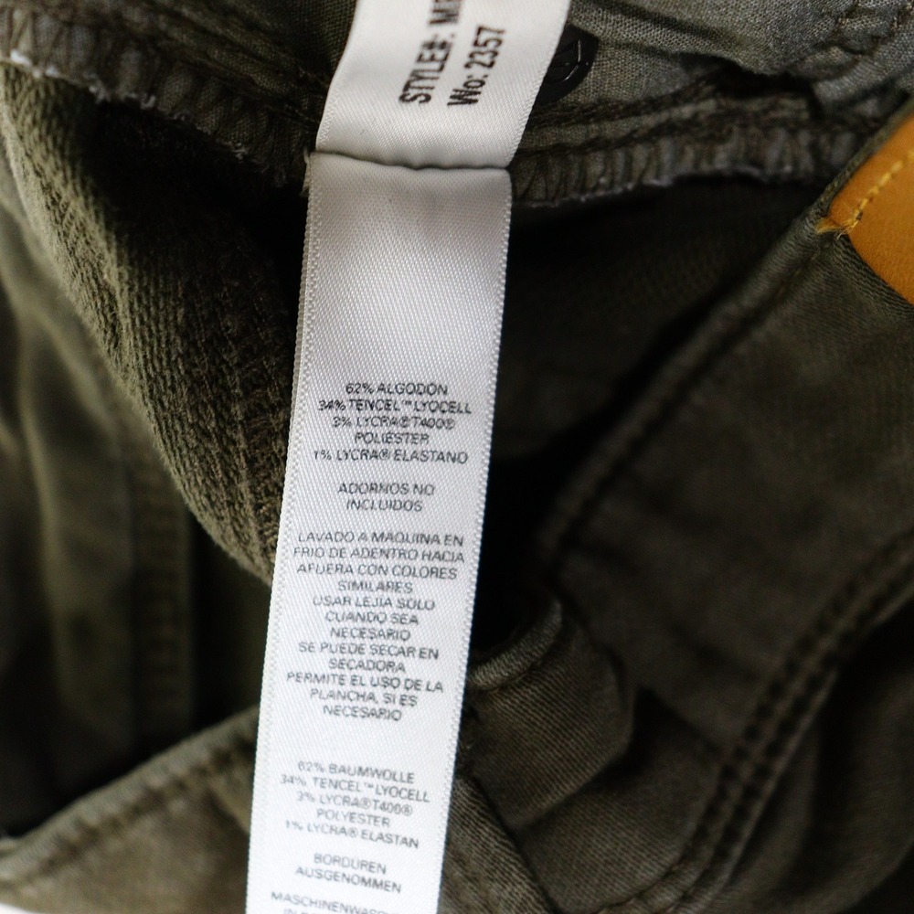 DU/ER Pants N2X Slim Fit Chino Performance Stretch Olive Men 32x30 - Picture 6 of 9